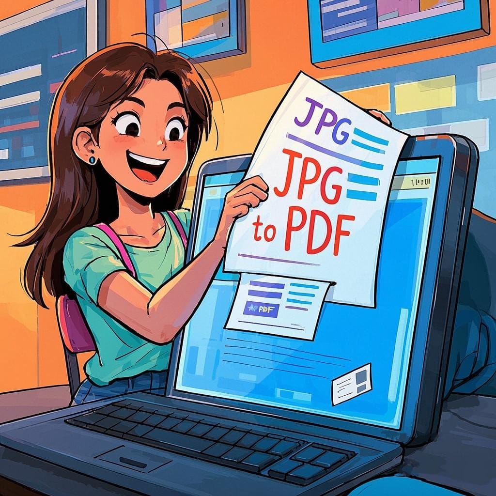 Convert JPG pictures to PDF files